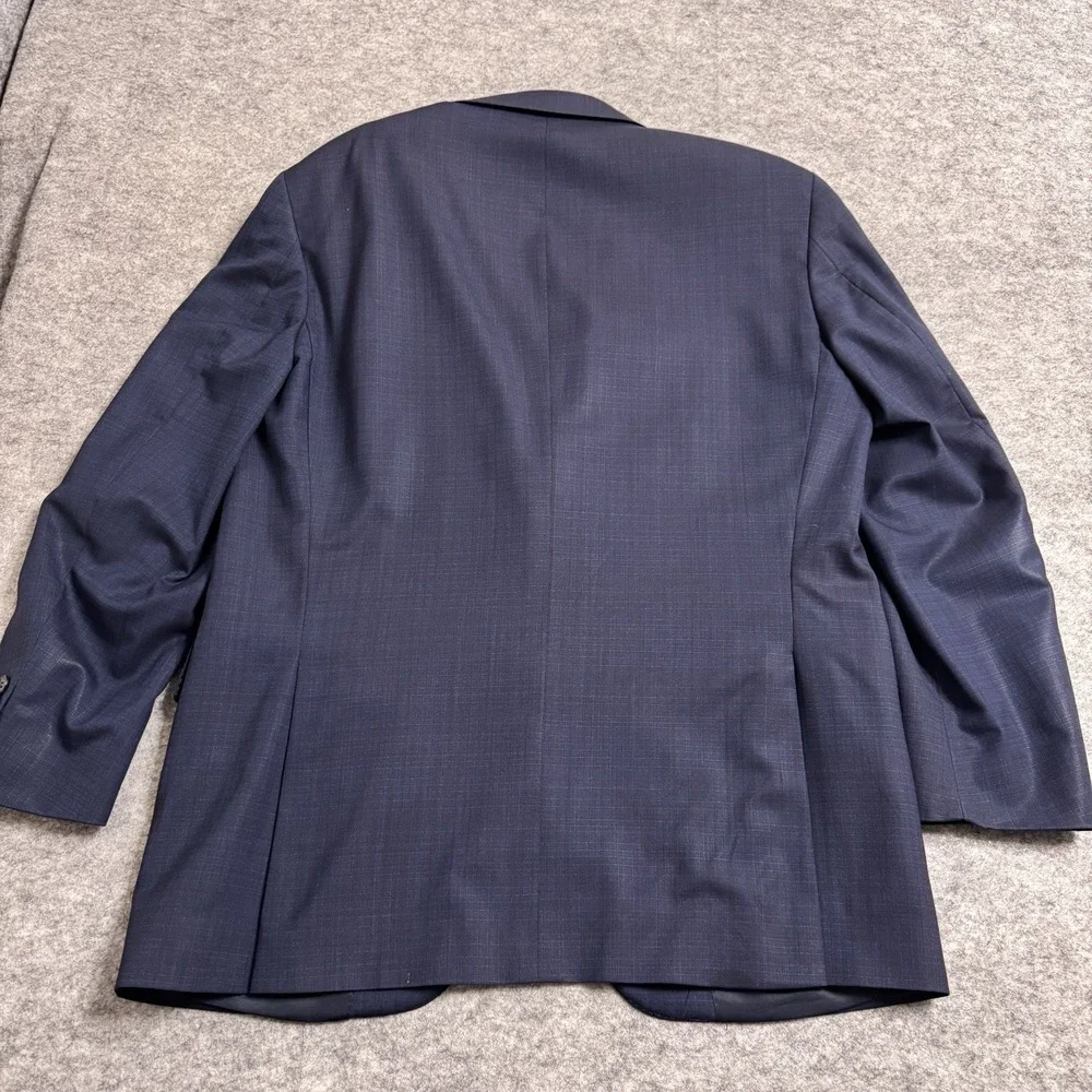 Peter Millar Blazer Mens 42R Blue Wool 2 Button Sport Coat Jacket Career *